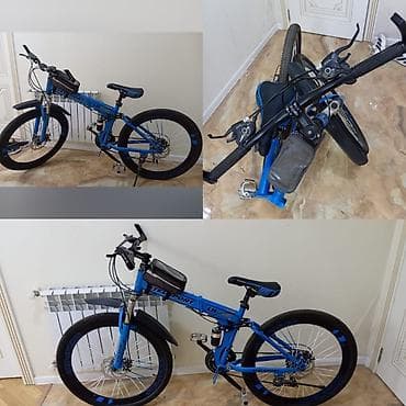 Velosiped satilir,qatlanandir, ölçü 26 liq.Qiymet 170 azn.Unvan Hezi