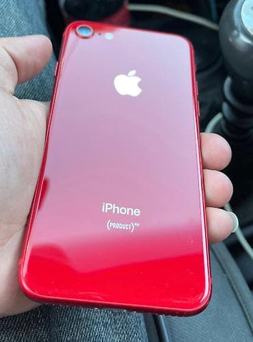 iphon 14: IPhone 8, 64 GB, Qırmızı, Barmaq izi — 1