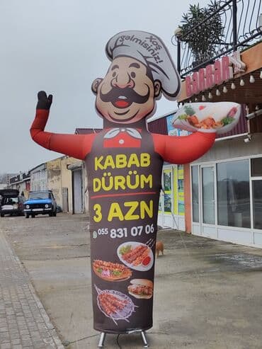 Bitki yağı: Kabab dürüm – 3 AZN - Ləzzətli kabab dürümləri - Şişdə bişmiş ət — 1
