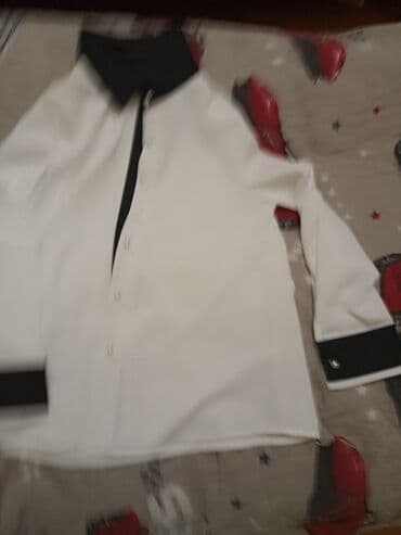 3 duymə koynək: Qadın klassik köynəyi – ağ və qara rəng kombinasiyası - Model — 4