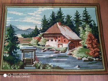 Картина вышивка крестом без рамки