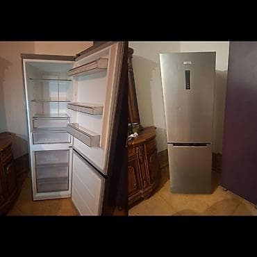 soyuducu sharp: 2 qapılı Electrolux Soyuducu Satılır, rəng - Gümüşü — 1