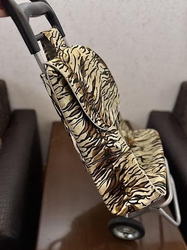 Холодильное оборудование: Təkərli alış-veriş çantası (taburetli model) - İki təkərli, yüngül — 3