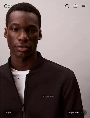 Corab və alt paltarı: Svitşot, Calvin Klein, L, rəng - Qara — 4