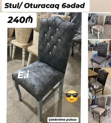 mercedes oturacaqlar: Stul 6 eded — 1