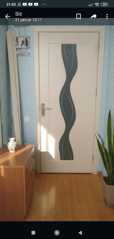 islenmis otaq qapilari: Tek qapi 40 M karopkasi yoxdu tek qapının özü var zamok petle var — 1