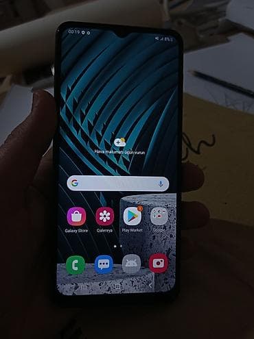 telofo: Samsung Galaxy A12, 64 GB, rəng - Qara, Face ID, Düyməli, Barmaq izi — 3