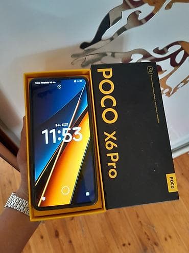 5g aparati: Poco X6 Pro 5G, 512 GB, rəng - Qara, Sənədlərlə — 2