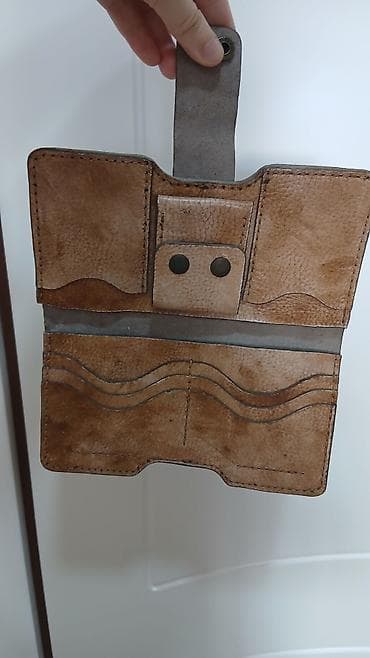 wallet: Original dəri pul qabı,25 azn — 3