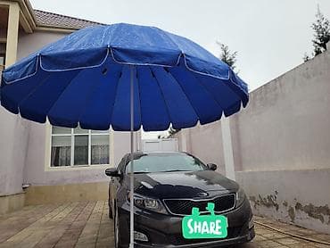 Şlanqlar: Böyük bağ/terrasa çətiri – mavi rəng Qiymət 65 AZN .Çox az istifadə — 1