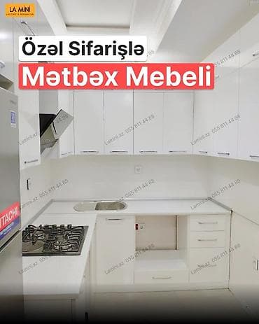 Özəl sifarişlə hazırlanmış mətbəx mebeli - Dizayn: Ağırlıqlı olaraq — 1