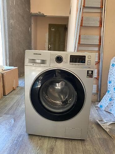 transpalet servisi: Samsung paltaryuyan maşın – EcoBubble, 7 kq - Ön yükləməli, gümüşü — 3