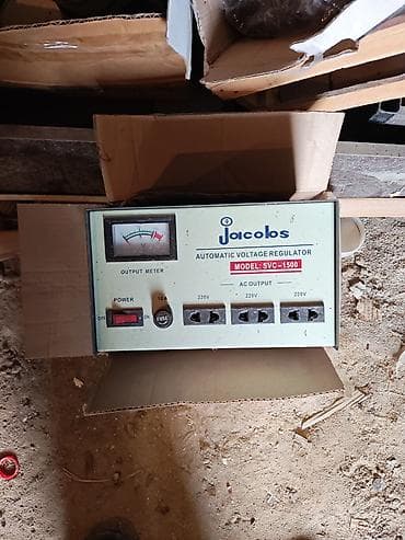 ev qizdiricilar: Jacobs SVC-1500 avtomatik gərginlik stabilizatoru - Model: SVC-1500 — 2