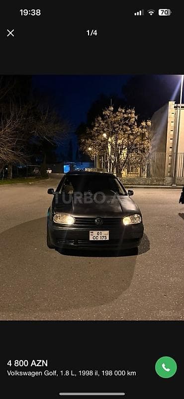 opel zafira 2000: Volkswagen Golf: 1.8 l | 1998 il Hetçbek — 4