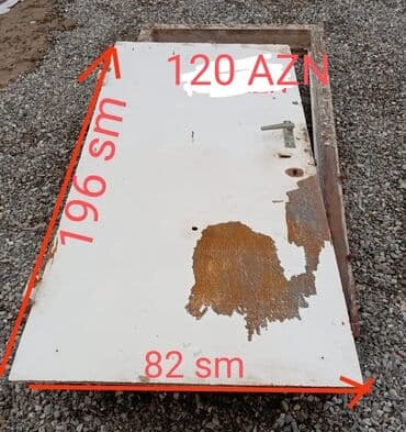 Dəmir qapi iki tərəfidə təmiz 3 lük list karkaz 14 şveller.cox möhkem