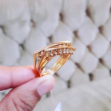 tək qaş: Toy, Üzük, Pandora, Sarı qızıl, 585 Əyar, Qaşsız — 3