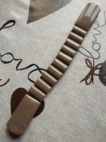 ereb qizili qrami: Təsbeh əl işidir keramika mərmər uzunluğu 21 sm - Uzun, bir-birinə — 2