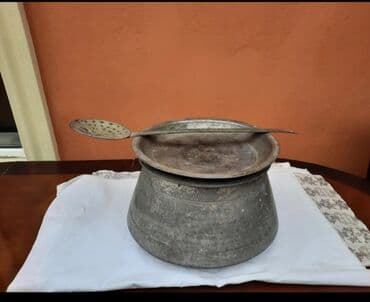 ziynət əşyaları: 1956 ci ilin mis qazanı, mis kəpkiri və mis qapağı — 2