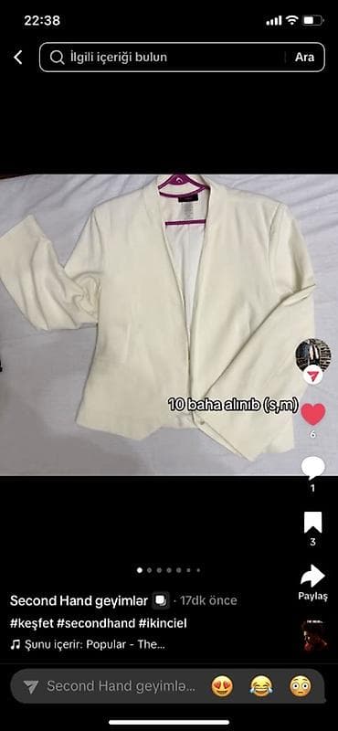 pidjak: Ağ rəngli qadın blazer ceket - Klassik, düyməsiz dizayn - Yüngül — 1