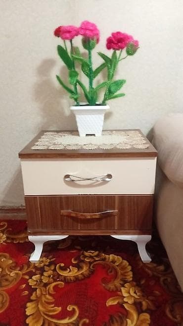 Тумбы: İki çekmecəli tumba (yataq otağı üçün noçnik) - Material: laminat — 1