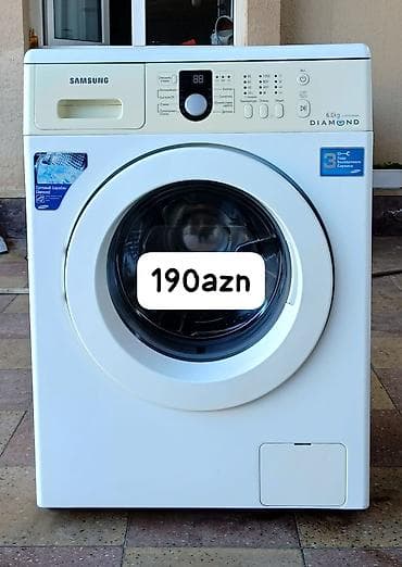 Paltaryuyan maşın Samsung, 6 kq, Avtomat, Qurutmasız