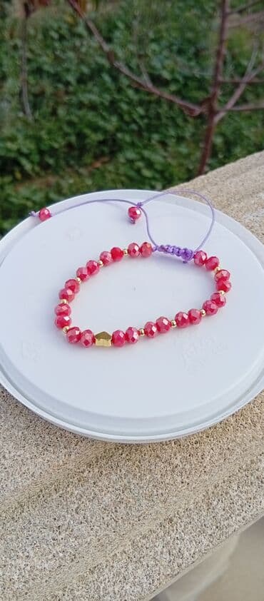 ikinci el cantalar: Məhsul: Əl işi boncuk və daşlardan hazırlanmış müxtəlif qolbaqlar - — 5