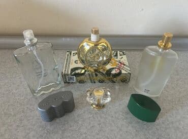 Ətir seti – 3 flakon - Napoleon BOSS: Şəffaf şüşə flakon, dalğalı