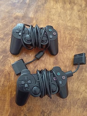 oyun cd: PlayStation 2 üçün 2 ədəd orijinal tipli naqilli oyun pulti - Model — 1