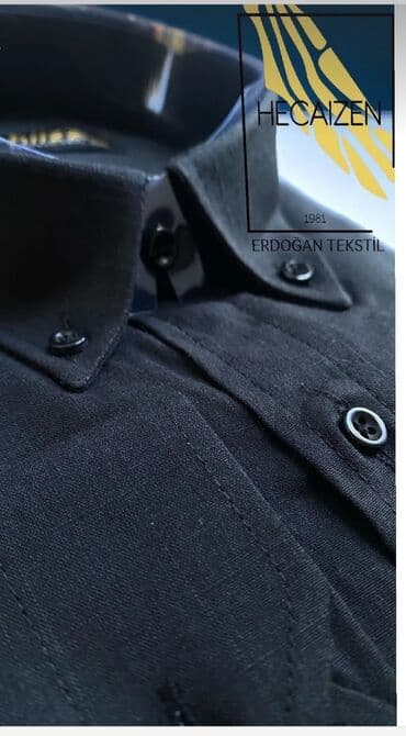 ketan sarocka: Yeni Hiizz köynəkləri Material pambıq,kətana oxşar Rəngi Ağ,Qara Ölçü — 5