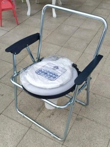 унитаз для инвалидов переносной: Portativ tualet stulu (komod kreslo) - Metall karkaslı, möhkəm və — 1