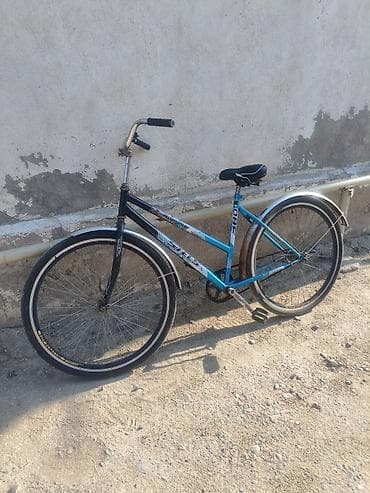 zigzag velosiped: Şəhər kruizer tipli velosiped - Rəng: mavi-qara - Çərçivə: klasik — 1