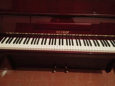 Piano, Petrof, Akustik