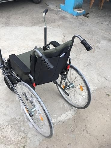 servis arabası: Təkərli əlil arabası - Yüngül metal karkas, möhkəm konstruksiya - — 3