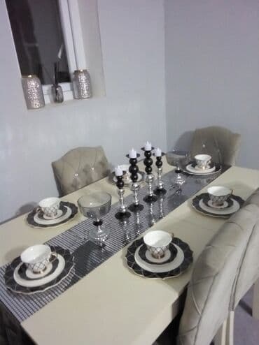 çaydan çaynik: Çay dəsti, rəng - Ağ, Farfor — 4