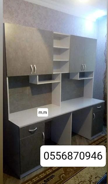 müdir masası: Oğlan və qız üçün, Yeni, Siyirməli, Yazı masası, Stulsuz — 2