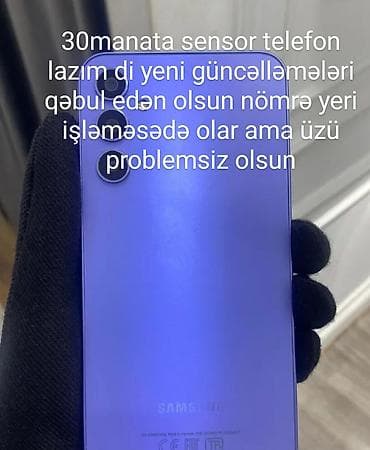 Sensor ekranlı telefon axtarılır. Tələblər: - Büdcə: 30 manat - Son