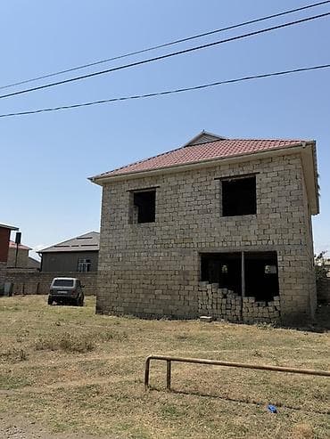 2 mərtəbəli yarımçıq tikili – fərdi yaşayış evi - Daş konstruksiya — 9