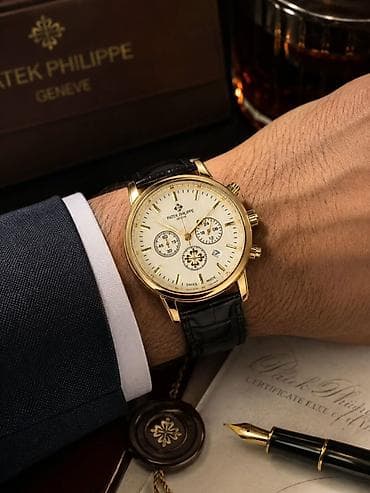 gunuş saat: Yeni, Qol saatı, Patek Phillipe, rəng - Qara — 6