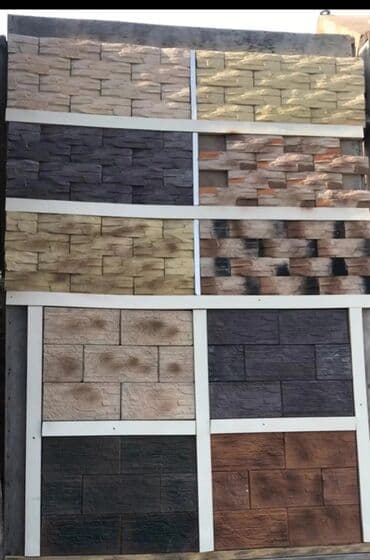 формы для декоративного камня: Dekorativ fasad və daxili divar daş panelləri - Material: Beton — 18