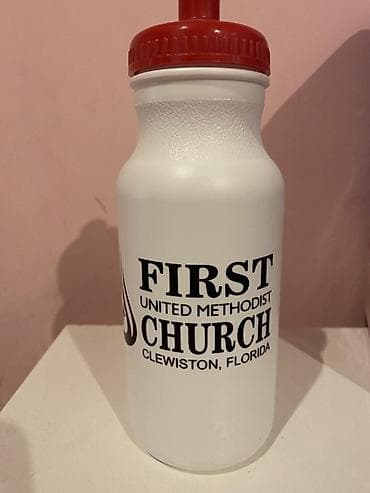 Plastik idman su qabı – “First United tezediMethodist Church — 1