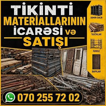 asma tavan: Tikinti materiallarının icarəsi və satışı Təklif olunan məhsullar və — 1