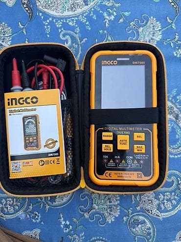 INGCO DM7505 Digital Multimetr Tamamilə yenidir, istifadə olunmayıb