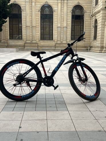 руль для велосипеда: STRIM dağ velosipedi - Çərçivə: yüngül ərintili, qara rəngdə — 8