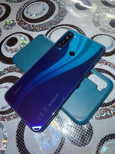 dji pocket 2: Redmi Note 8 (2021), 64 GB, rəng - Mavi, Barmaq izi — 2