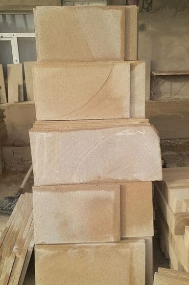 mermer pilleken: Qumdaşı fasad plitələri - Material: təbii qumdaşı - İstifadə — 53