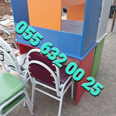 endirimde olan mebeller: Yeni, Dördbucaq masa, 4 stul, Açılan, Stullar ilə, Metal — 19