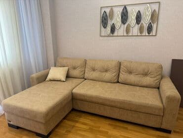 Künc divan, İşlənmiş, Açılan, Bazalı, Parça, Çatdırılma yoxdur