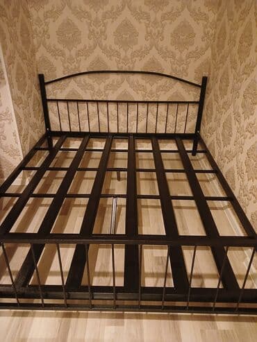 детская кровать баку: Для девочки и мальчика, Новый, Кровать, С матрасом, Без выдвижных ящиков, Железные — 3