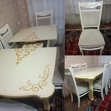 masa desti qonaq ucun: Qonaq otağı üçün, 6 stul — 1