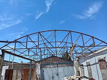 Metal fermalar: Metall konstruksiya – tağvari dam karkası - Material: qalın divarlı — 1